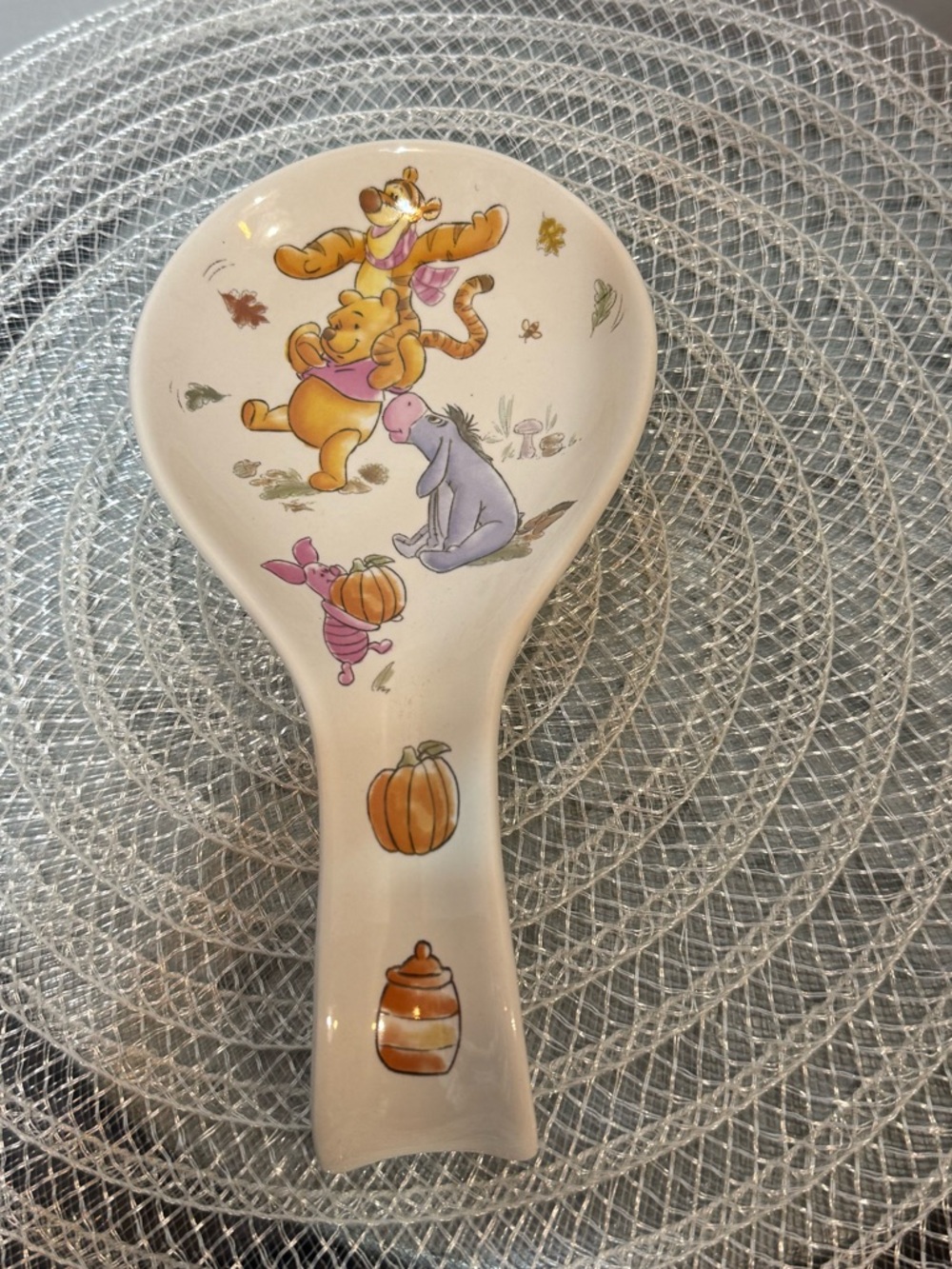 Disney Winnie The Pooh Pumpkin Spoon Rest NWT